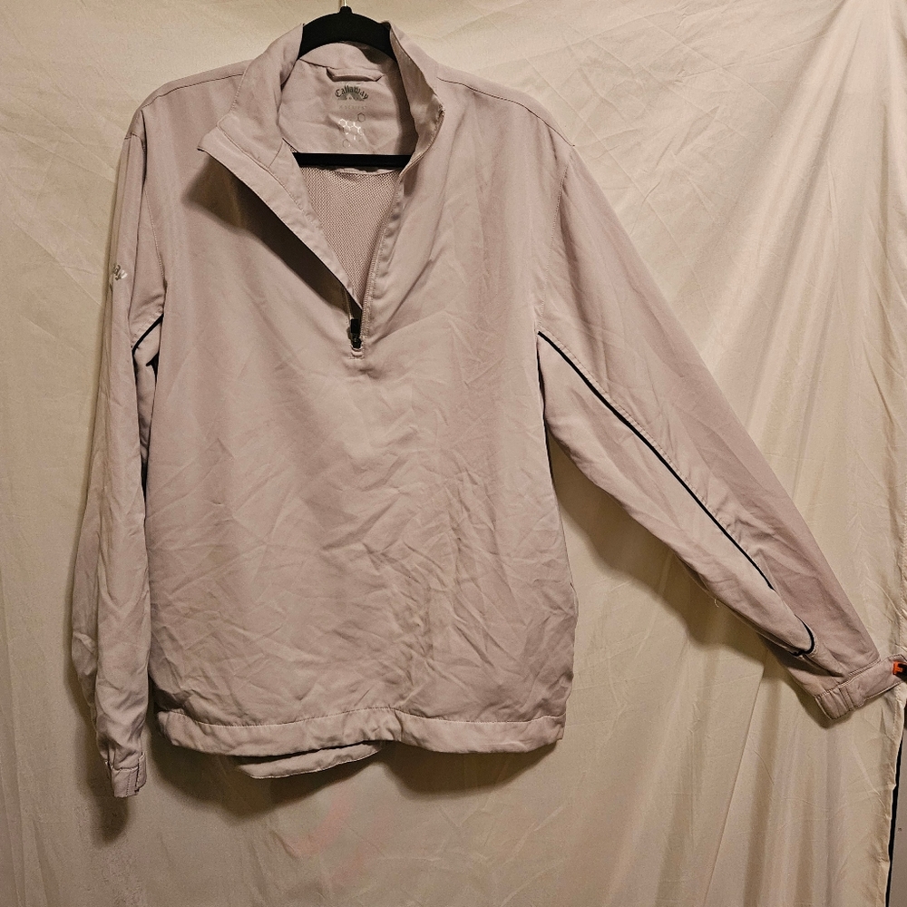 Callaway Golf X-Series Quarter-Zip PulloverShirts. Tan, Men's Size L
